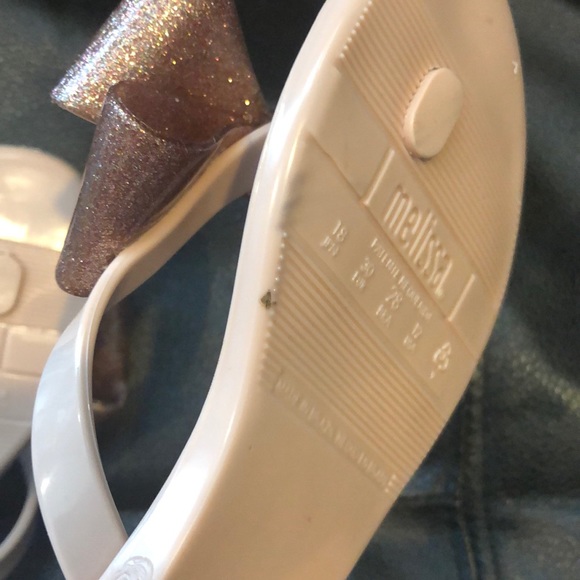 Mini Melissa little girls flip flops - Picture 3 of 4